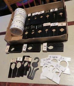 LOT 150+ Size Markers StickerssTag Clothing Hanger Garment Retail Store Supplies - Picture 1 of 10