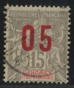 Dahomey 1912 : Good VF Used Stamp - Large Space Between 0&5 - Catalog Val : 16€ - Picture 1 of 1