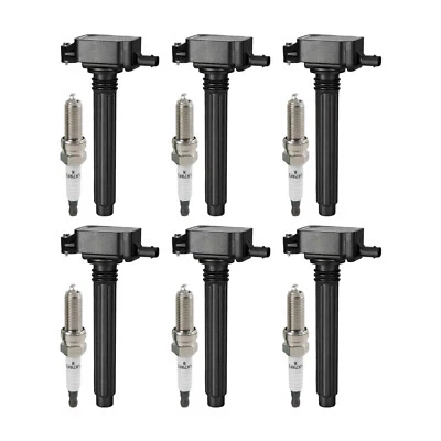 6pc Ignition Coil & Iridium Spark Plug For 2014-2017 Ram ProMaster 3500 3.6L V6 Foto 1 de 4
