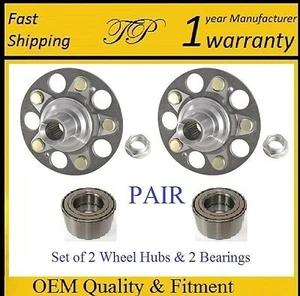 Rear Wheel Hub & Bearing fit HONDA CR-V (EX model) 2002-2006 PAIR - Picture 1 of 3
