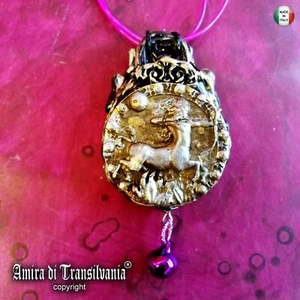 segno zodiacale bigiotteria gioiello pendente ciondolo amuleto magico sagittario - Picture 1 of 24