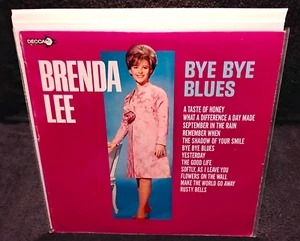 (NEW) BRENDA LEE "BYE BYE BLUES" (RARE VINYL / 1ST MONO REL-1966 / MINT) - Picture 1 of 4