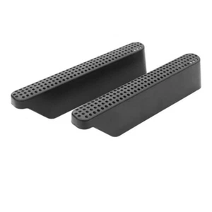 Matte Black Seat Lower Dust Cover Cover Trim 2PCS Fit For Volvo XC90 2016-2023 - Picture 1 of 10