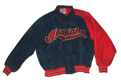 Vintage Cleveland Indians Starter Diamond Collection Nylon Jacket "L" - Image 1 of 4