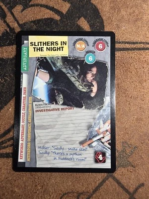 The X-Files CCG Adversary Slithers In The Night - Image 1 of 2