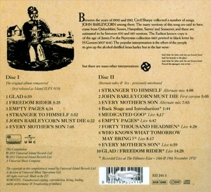 TRAFFIC - JOHN BARLEYCORN MUST DIE [2CD DELUXE EDITION] [DIGIPAK] NEW CD - Picture 1 of 1