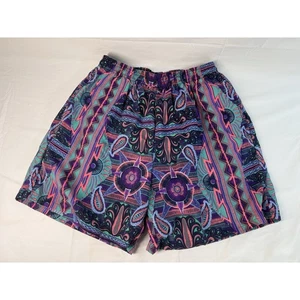 VTG 80s Leggoons Men’s M Swim Surf Shorts Drawstring RARE - Picture 1 of 6