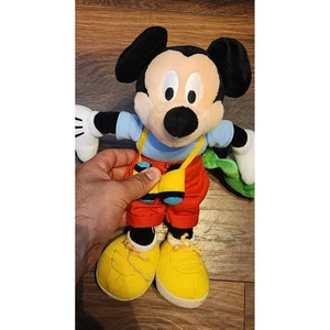 Disney Store Exclusive Mickey Mouse Plush Beanbag Tourist  Explorer Outfit AS IS - Picture 1 of 4