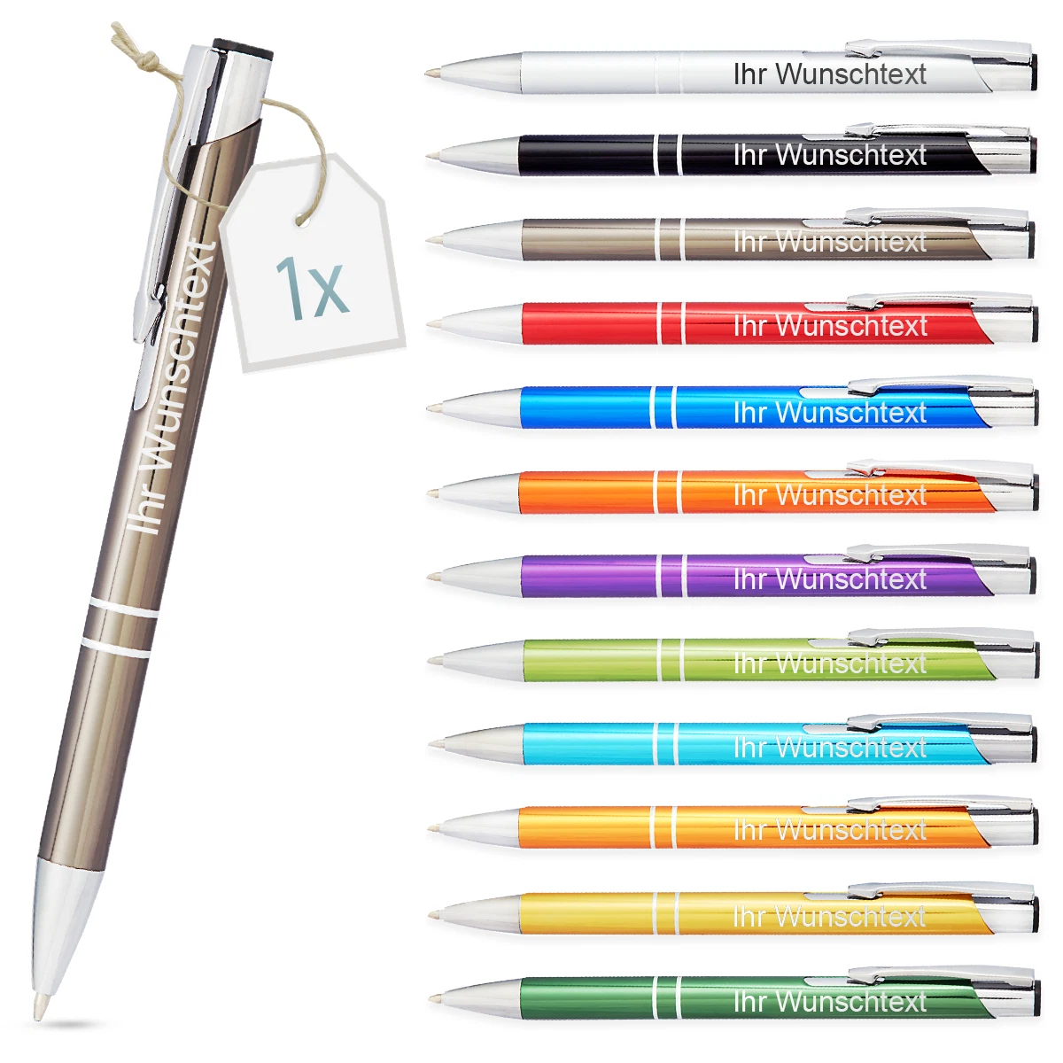 Personalisiert: Gravierter Ritter-Kugelschreiber 'Steven' Inkl. Metallbox – Made In Germany