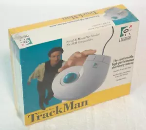 Logitech Trackman vintage - versione seriale e mouseport - nuovo e sigillato - Foto 1 di 2
