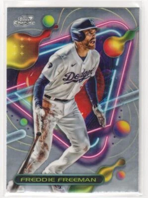 2023 TOPPS COSMIC CHROME FREDDIE FREEMAN LOS ANGELES DODGERS #143 - Image 1 of 2