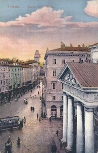 AK aus Triest - Trieste Piazza della Borsa Italien (6727) - Imagen 1 de 2