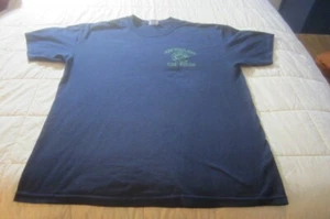 Preowned Men's Size L New Portland (Maine) Fire Rescue Dept Blue T-Shirt - Picture 1 of 5
