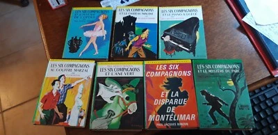 Lot 7 livres Les Six Compagnons - P.J.Bonzon - Bibliothèque Verte 1964-1965-1967 - Photo 1/4