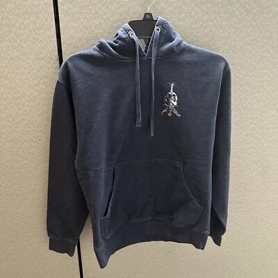 Y2K Powell Peralta Skateboard Hoodie Skull Ripper Blue Mens Small - Image 1 of 4