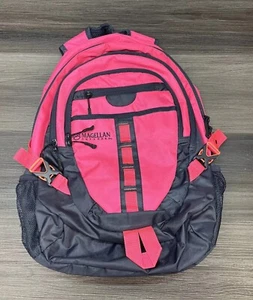 Magellan Outdoors Multi-Compartment Travel Backpack Hiking Zip Closure Pink/Blk - Picture 1 of 5