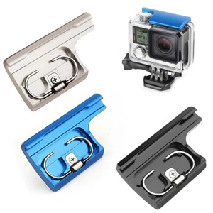 CNC Aluminum Lock Buckle Top Latch for GoPro Hero 4 Hero3+ Standard Housing Case - Afbeelding 1 van 13