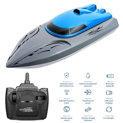 806 2.4G RC Boat  Boat 20KM/h Waterproof Toy High Speed RC T1D3 - Image 1 of 4
