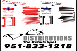 1951 CHEVY FLEETLINE bel air COUPE CONVERTIBLE sedan delivery rat rod Decal Set  - Bild 1 von 13