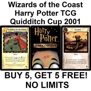 Wizards of the Coast Harry Potter TCG Quidditch Cup 2001 Expansion Cards - Picture 1 of 52