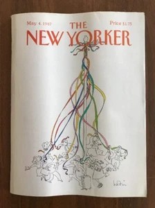 1987 May 4 The New Yorker Magazine Maypole Levin - Imagen 1 de 2