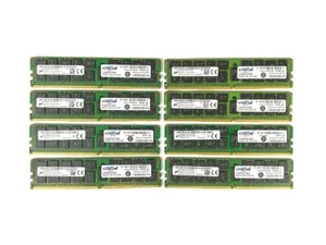 128GB (8x) Micron MTA36ASF2G72PZ-2G1A2IG 16GB PC4-2133P-R DDR4 ECC REG 2Rx4 DIMM - Picture 1 of 2