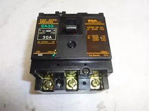 FUJI ELECTRIC EA33 CIRCUIT BREAKER 30 AMP - Picture 1 of 5