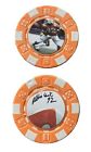 REGGIE WHITE  - TENNESSEE VOLUNTEERS FOOTBALL LEGEND - **Signed* POKER CHIP COIN