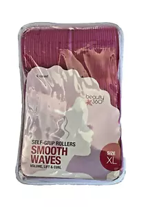 Rollers Curlers XL Self Grip Hair Rollers Waves Curls Beauty Sealed Set Of Six 6 - Picture 1 of 11