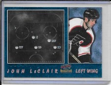 1998-99 Pacific Revolution John LeClair Chalk Talk Laser-Cuts # 13