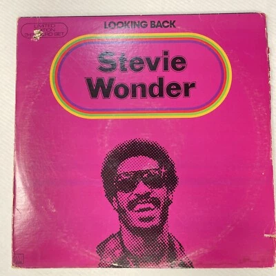 Stevie Wonder Looking Back M-804LP3 3xLP RE 1977 VG+ Vinyl VG Cover Foto 1 de 4