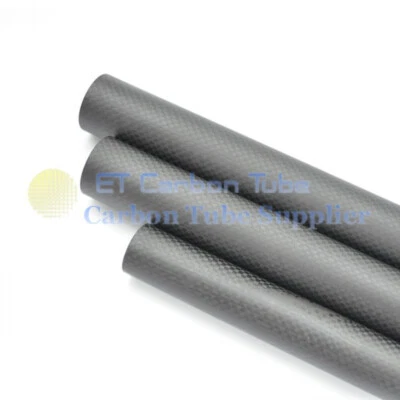 Carbon Fiber Tube 28mm OD X ID25/ 26mm X 500mm Roll Wrapped for RC Airplane Suit - Image 1 of 4