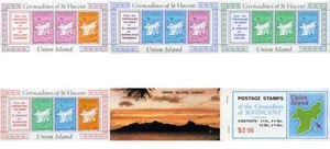 St. Vincent-Grenadines Union Is. 1976 Maps Booklet of 4 panes of 3 each - Picture 1 of 1