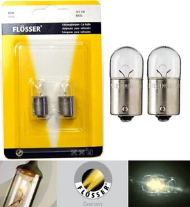 Flosser R5W G18 5W 94025 Two Bulbs Front Side Marker Park Light Replacement EO - Picture 1 of 6