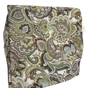 Set 4 Paisley Floral Pillowcases 19" x 19" Square Polyester/Cotton Blend - Picture 1 of 4