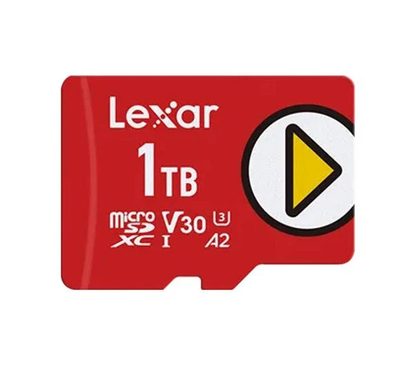 Lexar PLAY microSDXC™ UHS-I Card 1TB – up to 160MB/s read, up to 100MB/s write 1 - Image 1 of 1