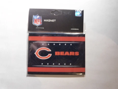 CHICAGO BEARS Metal Magnet!!  2.5 x 3.5 Cover
