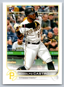 Tarjeta de béisbol de radiocontrol 2022 Topps #85 Rodolfo Castro Pittsburgh Pirates - Imagen 1 de 2