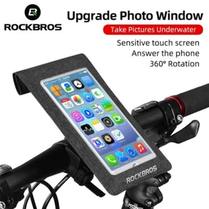 RockBros Fahrradtasche Motorrad Bike Fahrrad Handyhalterung Case Halter Wasserdicht  - Bild 1 von 7