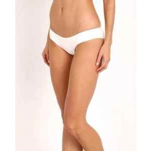 NWT Eberjey So Solid Coco Bikini Bottoms Ecru Minimalist Swimwear Large W1450OO - Picture 1 of 8