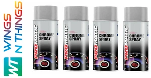 Promatic Chrom Spray Aerosol 400ml ALUFELGE CHROM SPRAY x4 - Bild 1 von 3