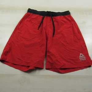 Reebok Shorts Mens Small Red Crossfit Lightweight Gym Wicking Training Outdoor - Picture 1 of 18