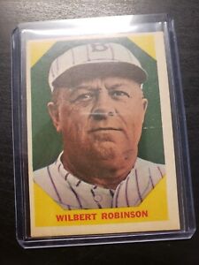 1960 Fleer Baseball Greats - #33 Wilbert Robinson
