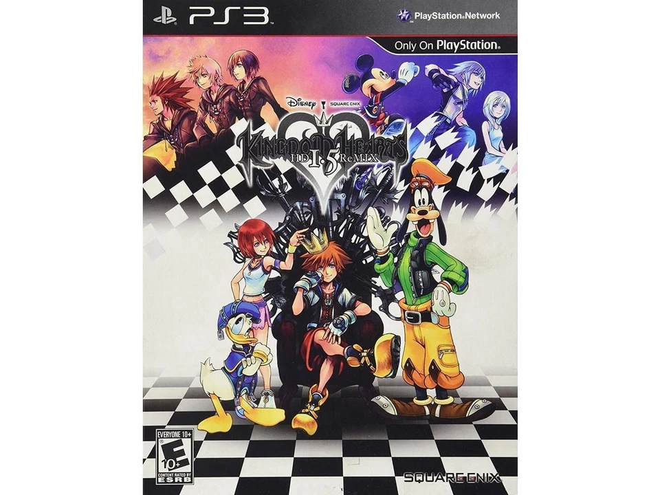 Kingdom Hearts HD 1.5 ReMIX Sony PlayStation 3 Etiqueta Negra PS3 2013 Foto 1 de 1