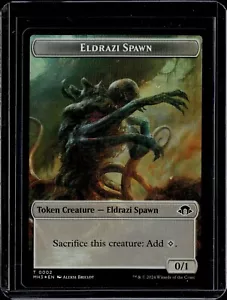 Eldrazi Spawn 2 / Soldier 7 - Token - Foil - MH3 - MTG Magic The Gathering - Picture 1 of 2