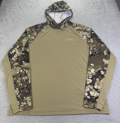 Simms Bugstopper Sloarflex Hoody Mens Medium Veil Camo Fishing UPF 50 Florida - Image 1 of 4