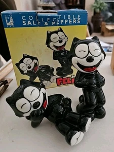 Arte de arcilla, Felix The Cat Productions, coctelera de sal y pimienta ☼nueva con caja - Imagen 1 de 7