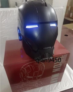 US!!! Autoking Iron Man schwarz MK5 Helm elektronische tragbare Sprachsteuerung Maske - Bild 1 von 20