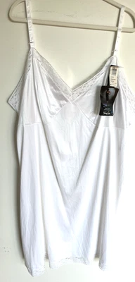 Vintage with Tags Vanity Fair DuPont Nylon Full Slip With Lace Size 48 - Image 1 of 4