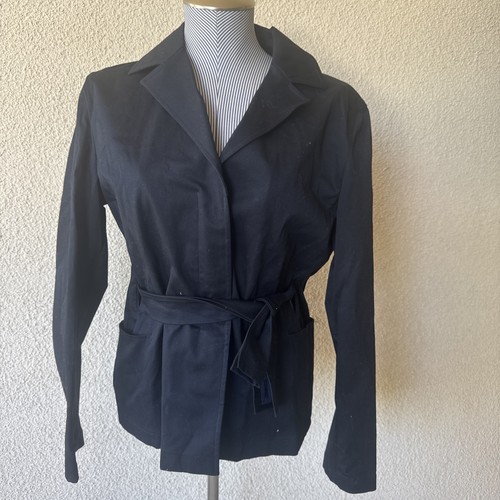 Giacca Blazer Prada Designer Blu Scuro Navy 42 IT Nuova con etichette